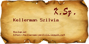 Kellerman Szilvia névjegykártya